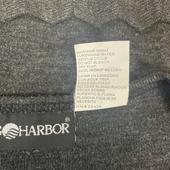 Vintage Sweater Vest Womens Size XL Charcoal Gray Fringe Western Boho Fairy 90s - Picture 10 of 11